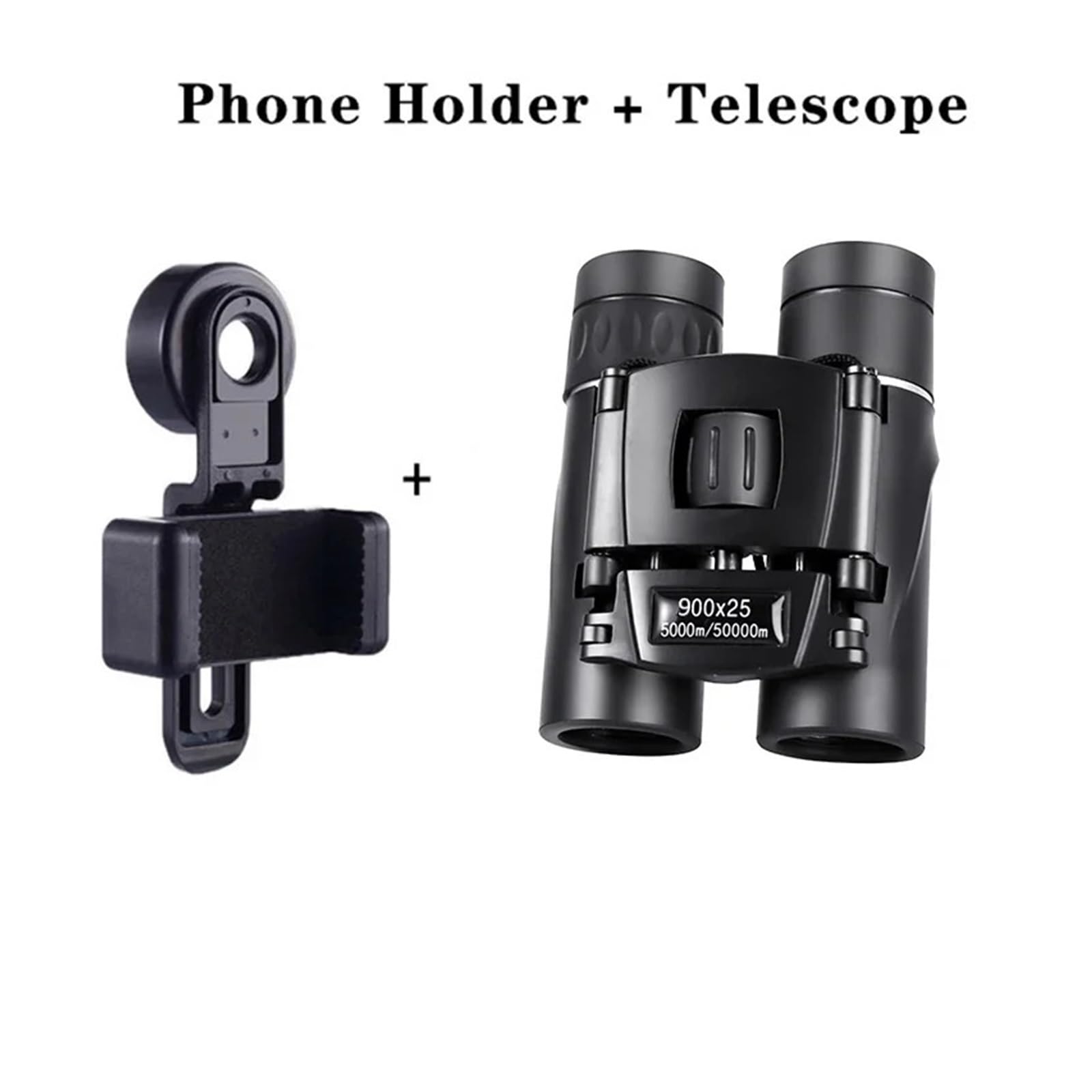 Telescopio Portatile, Telescopio Binocolo Portatile con Zoom HD 900X25, Compatto for Caccia, Campeggio E Viaggi All'aperto per Birdwatching(900x25-Set)