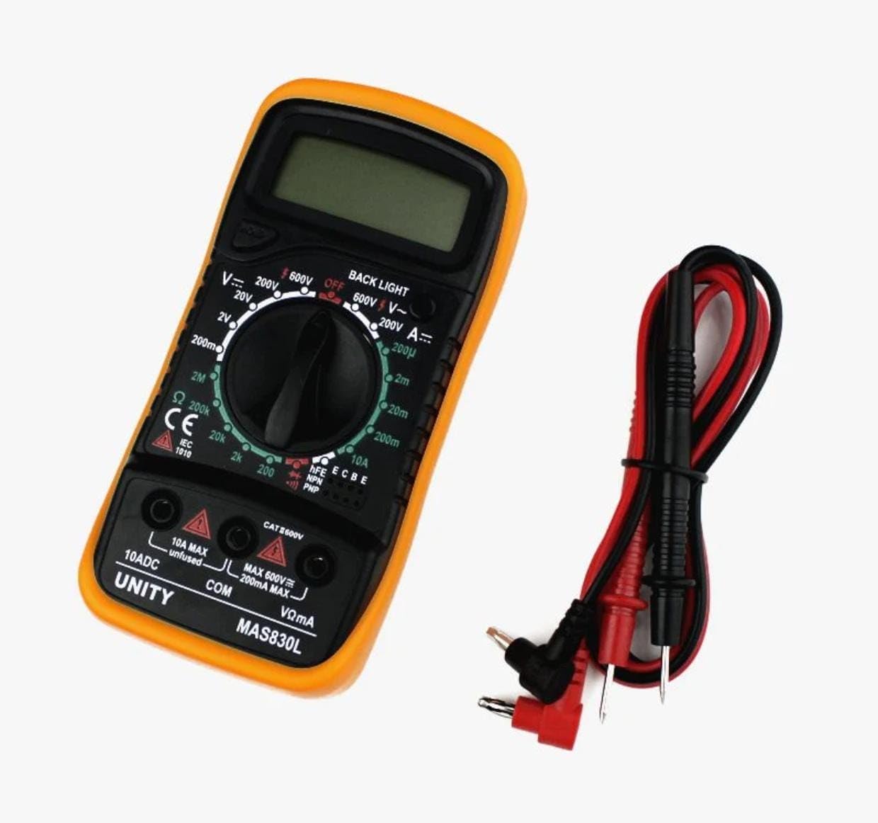 Heavy Duty Digital Multimeter, Dual Function with LCD Display for Automotive, Industrial and Home Use, Black (Professional) (B0D9WGX462) Amazon Price History, Amazon Price Tracker