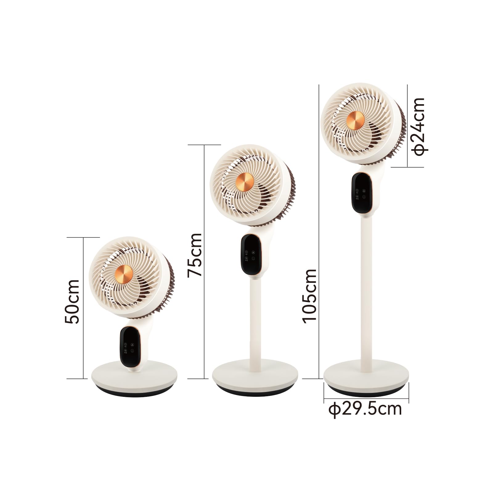 Ventilador de pie silencioso, 50W, 18 cm de aspas, oscilación automática, 8 velocidades, altura regulable , inclinación ajustable, fácil control, temporizador de 12 horas, ideal para dormitorio.