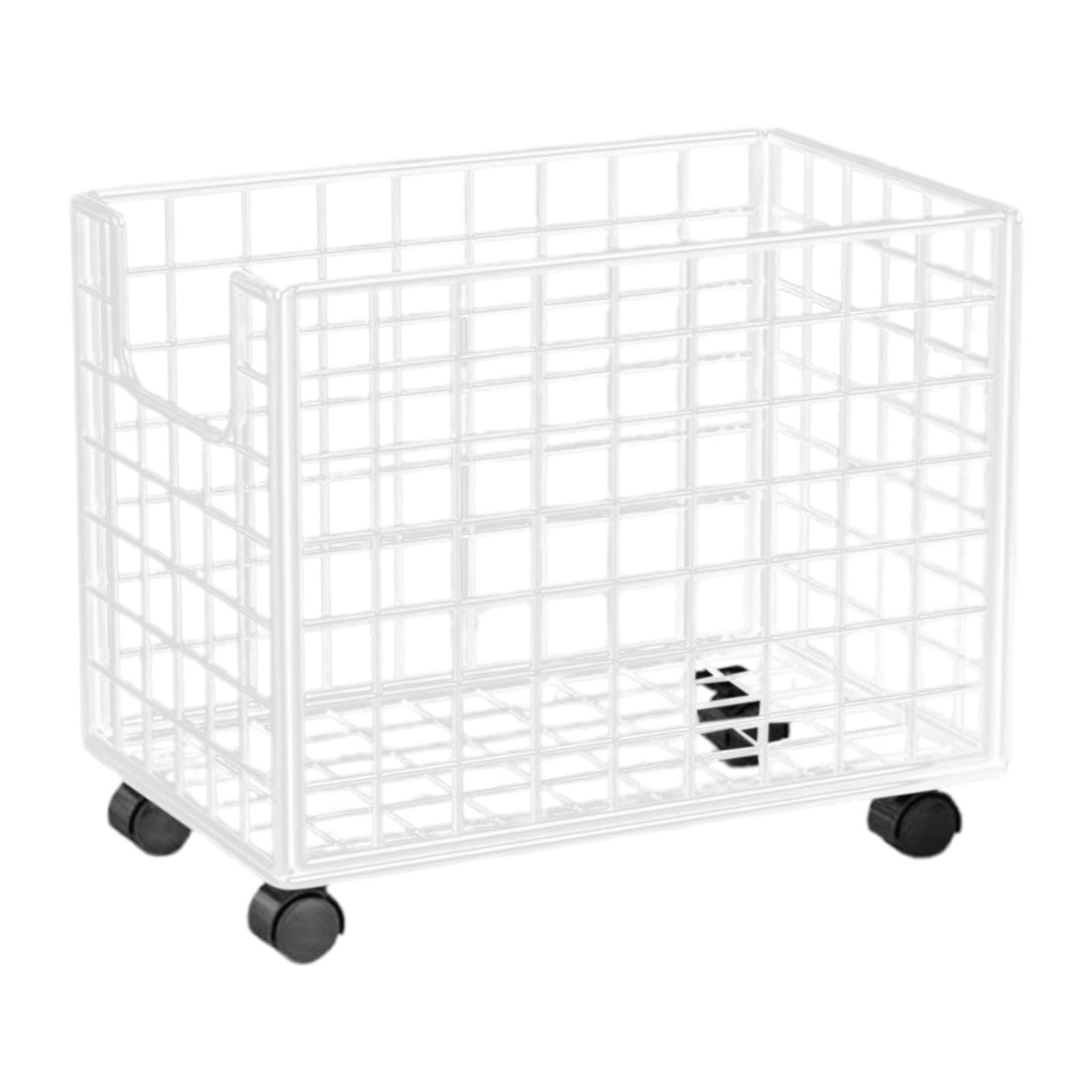 Laundry Basket Rolling Hamper Dirty Clothes Cart Organizer For Dorm Bedroom