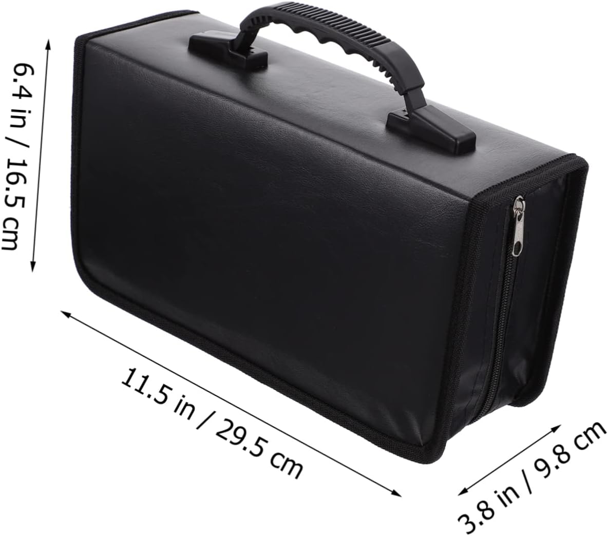 2pcs Capacity Cd Storage Case Soft Inner Pages Cd Holder Case for Carriers Disc Bag