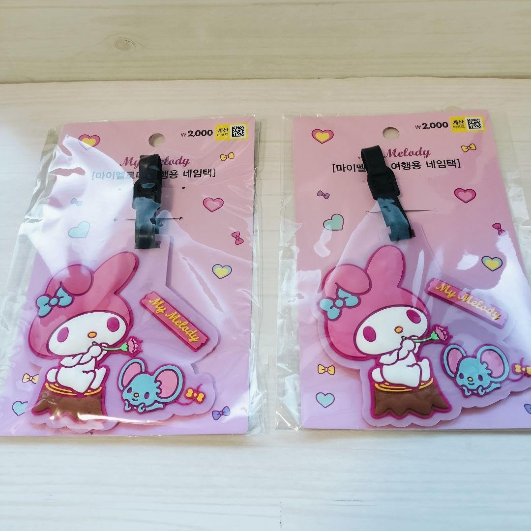 Amazon.co.jp: マイメロディ ラゲージタグ ネームタグ バゲージタグ  