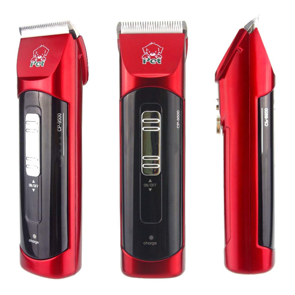 Tondeuses électriques de toilettage pour Animaux, Trousse de toilettage pour Chien Professionnelle, Tondeuse Rechargeable sans Fil et à Faible Bruit pour Chien, 4 Vitesses