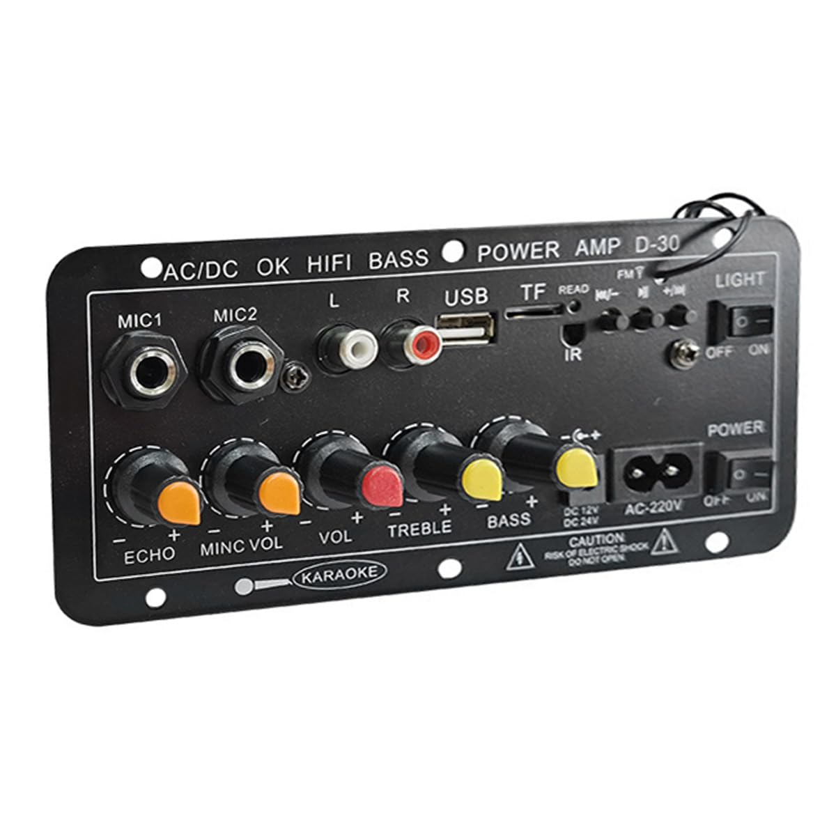 Scheda Amplificatore Bluetooth Laroal 15W Con Radio FM, MP3 E Ingresso AUX – Perfetta Per Karaoke E Progetti Fai-da-Te!