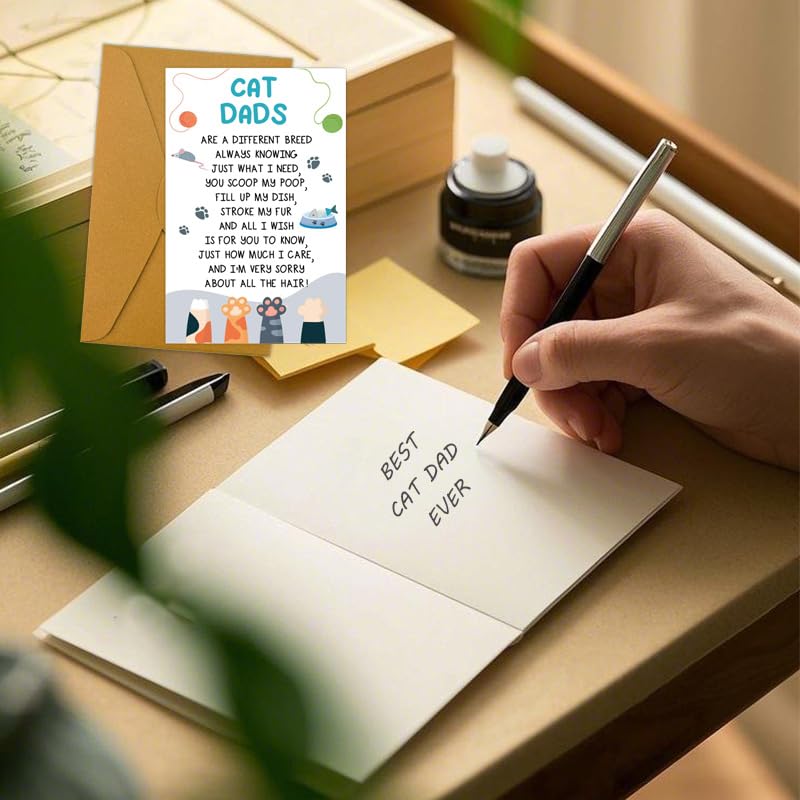 Gezxin Carte De Fête Des Pères Pour Oncle - Cadeau D'anniversaire De