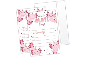 Enticing Axolotl Birthday Invitations: A Magical Way to Celebrate