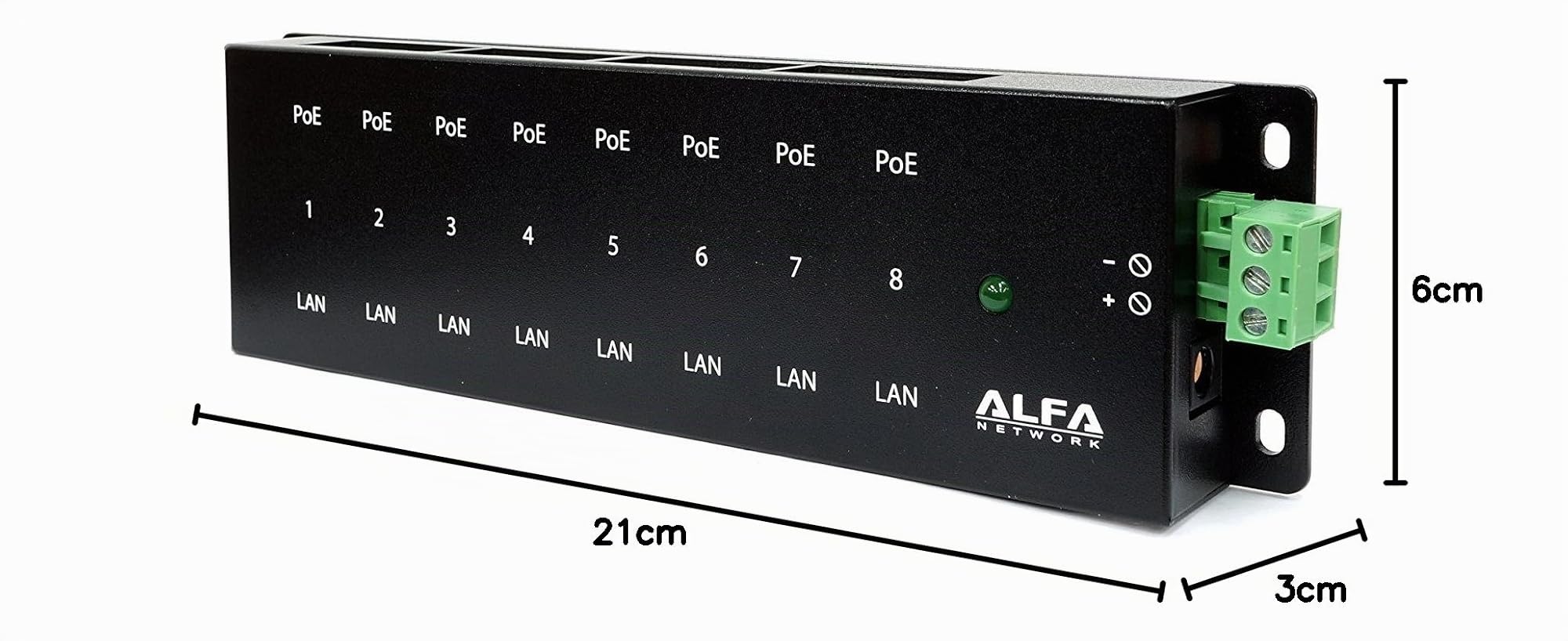 Alfa Network Alfa Injecteur POE passif 8 ports Gigabit APOE08G