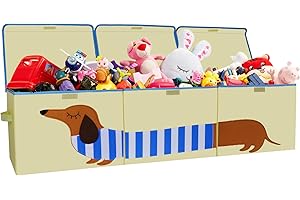 Large Dog Toy Bin Storage: Keep Your Pup's Playroom Organized with Style