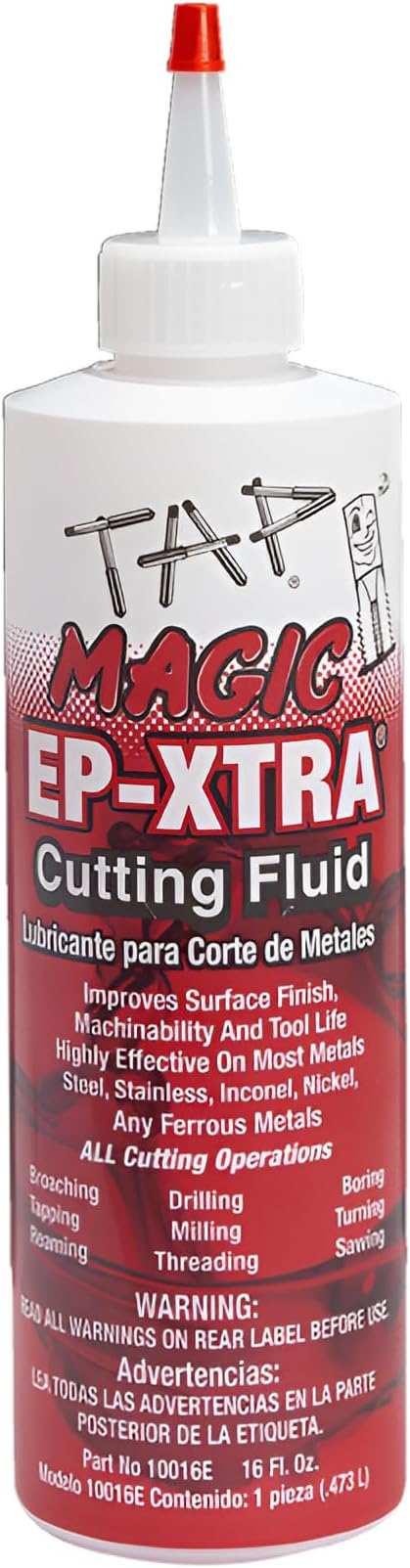 TAP Magic 10016E EP-XTRAOZ ONE Friendly Cutting FLUIDS - 16 OZ. SPOUT TOP