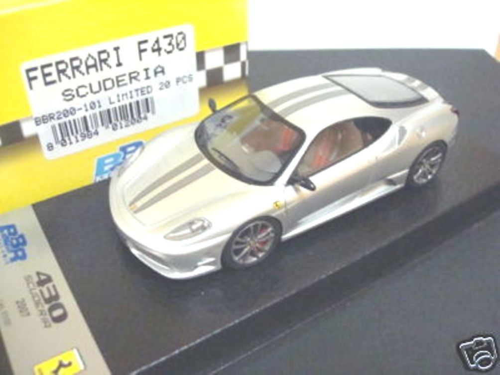 BBR 1/43 Ferrari F430 Scuderia Argento Limited 20 BBR200-100