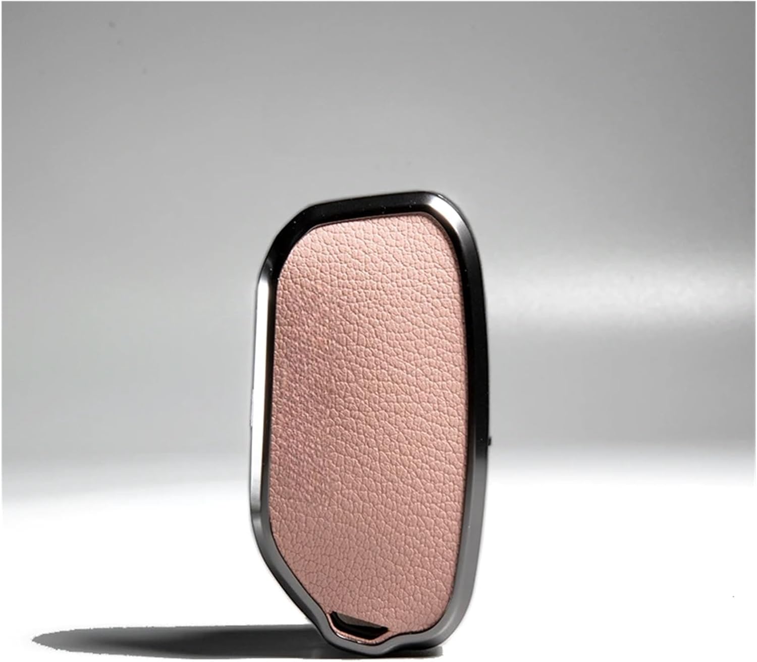 Compatible For BMW X5 X7 X1 X2 X6 X3 Aluminum Alloy + Leather Car Key Protection Cover Fall Prevention Protection Key(Style D3)