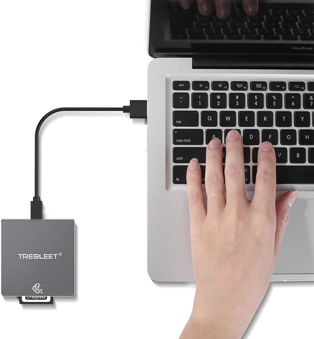 New Product CFexpress Type B Card Reader, USB 3.1 Gen 2 10Gbps, Mini Portable Aluminum External Case, Support Android /Windows/Mac OS