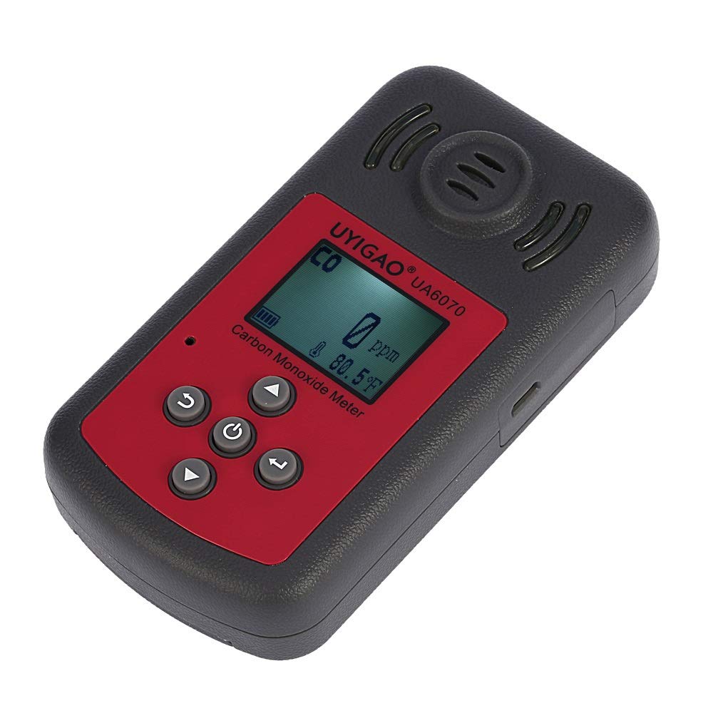 Wysoka precyzja CO Tester Handheld Monitor czujnika gazu węglowego z wyświetlaczem LCD Light Alarm 0-2000PPM Do laboratorium
