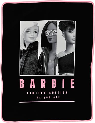 Franco Collectibles Barbie Movie Bedding - Manta súper suave de micro raschel, Barbiecore, 46 x 60 pulgadas, (producto oficial)