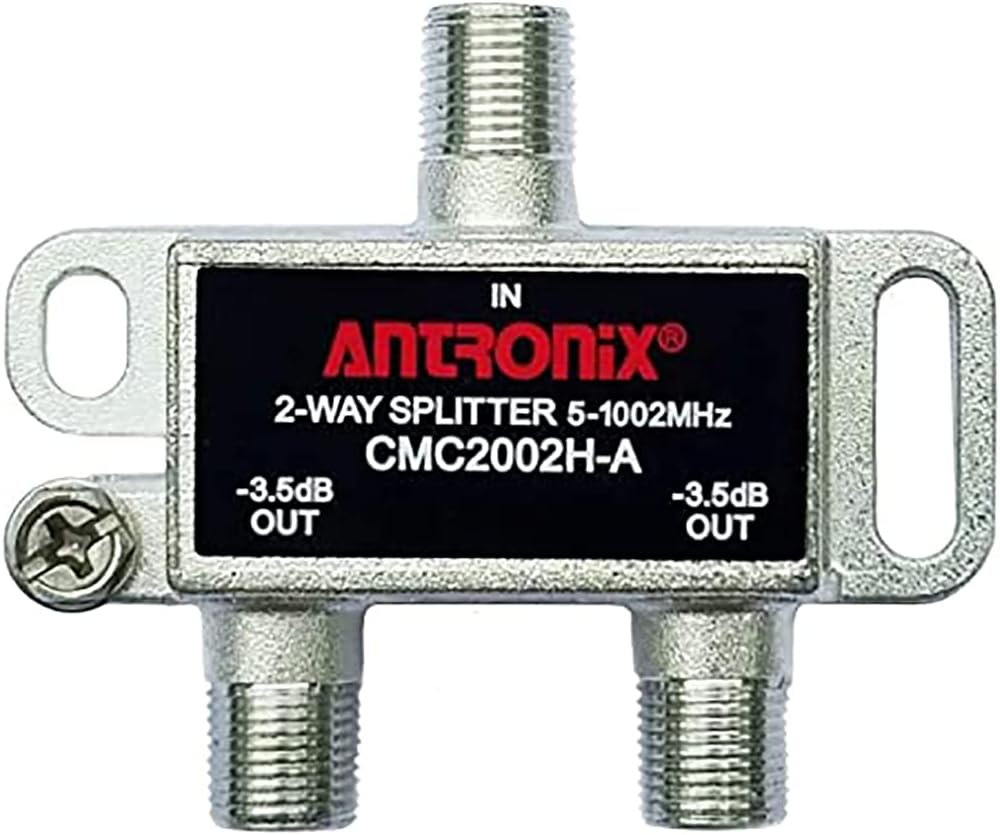 Antronix Splitter, Broadband RF 2 Output MoCA capable 5-1002MHZ