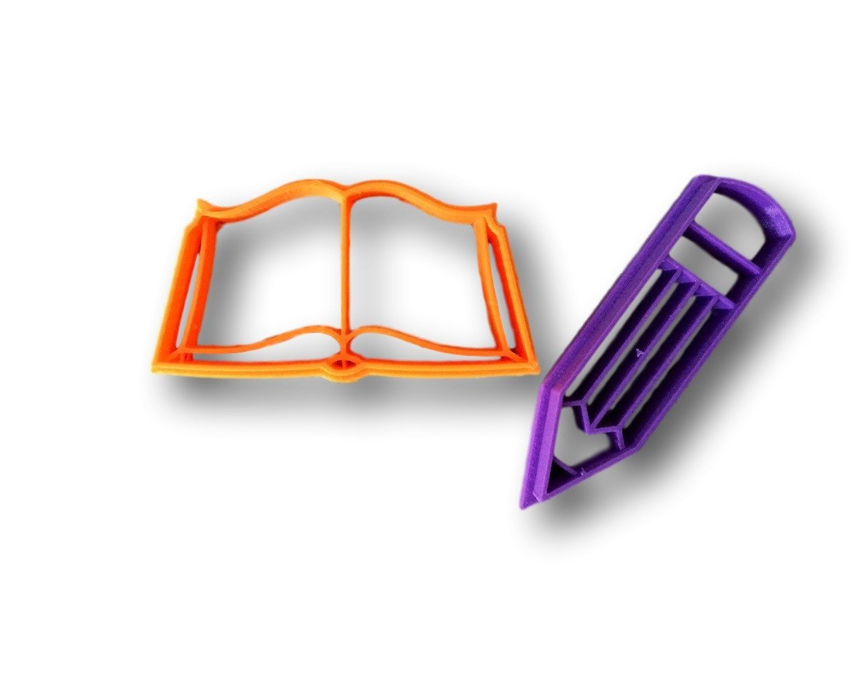 Cookie Cutz May Vary Book And Pencil Cookie Cutter