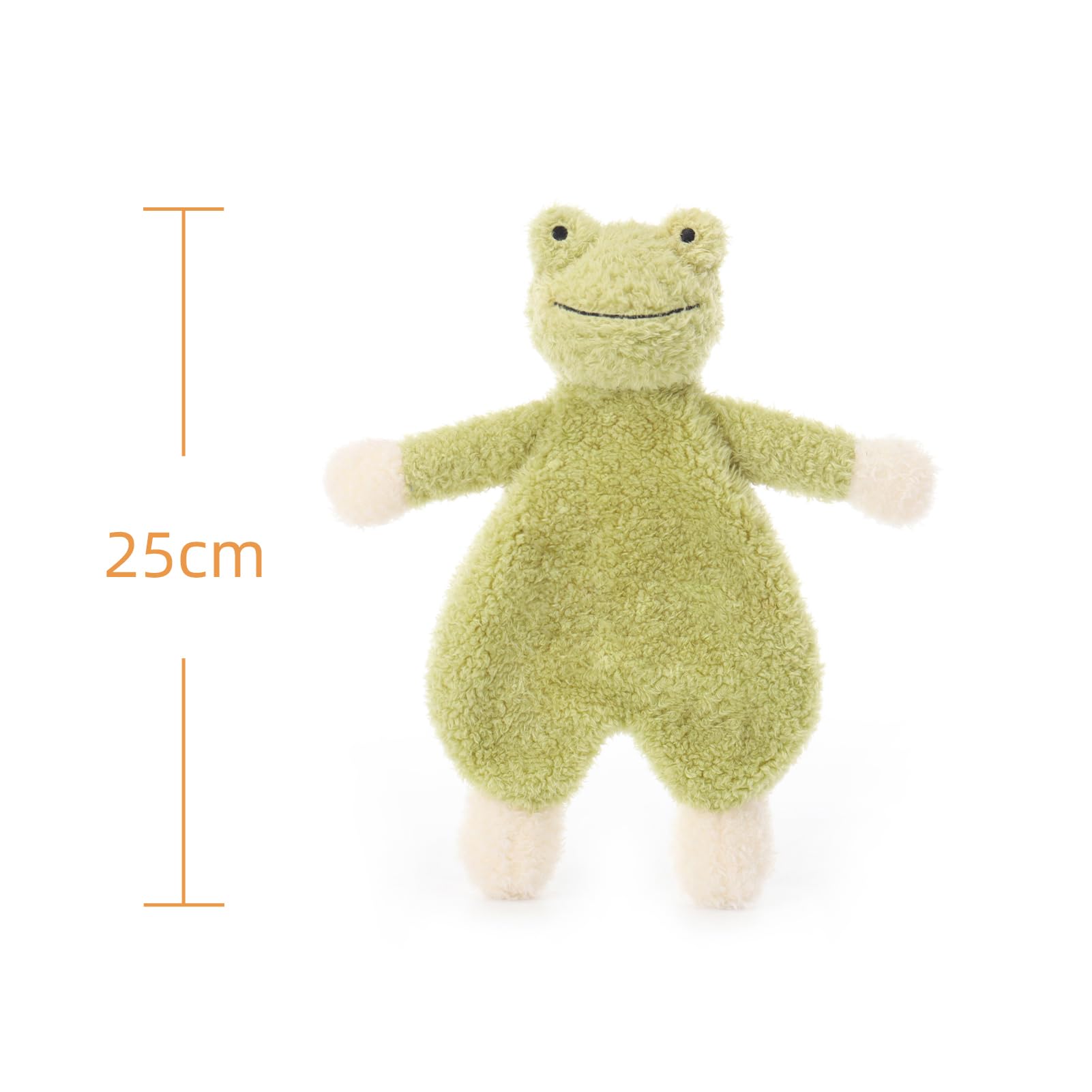 Apricot Lamb - Schlaf-gut-Frosh - Manta de Peluche Arrullo para Bebés Recién Nacidos - Suave y Lavable - 25 cm