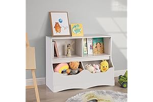 Nancy Kids Toy Storage White Nursery Bookshelf