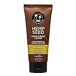 Hemp Seed Hand & Body Lotion, Nag Champa Scent - 7 oz. - Soothe Dry Skin - Argan Oil, Hemp Seed Oil - Light, Non-Greasy Formula - Vegan & Cruelty Free