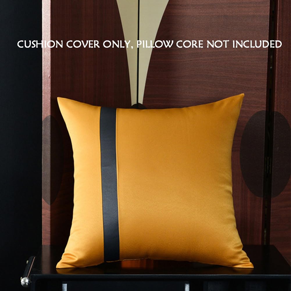 Odot Bettläufer mit Kissen Set, Bettläufer für den Fuß des Bettes mit Passende Kissenbezug Weich Mode Satin Bettlaufer für Gästehaus Hotel Schlafzimmer Dekoration (grau,50x240cm)