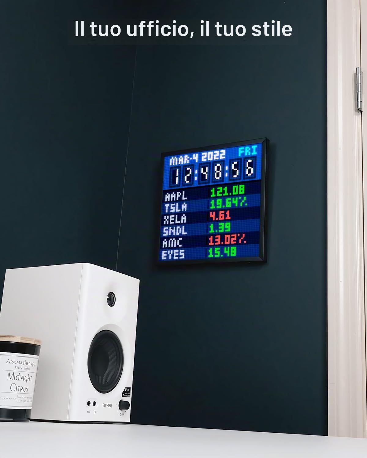 Divoom Pixoo-64 WiFi pixel art display with a 64x64 LED panel