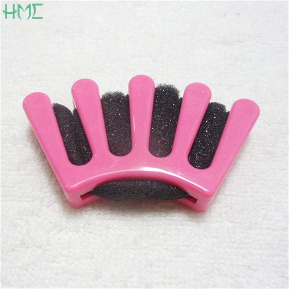 NOLOGO Hytx-mhp Lady French Hair Braiding Tool Weave Sponge Plait Twist Hairstyling Braider Hair Comb for Accessories 3 Colors (Color : Fuchsia)