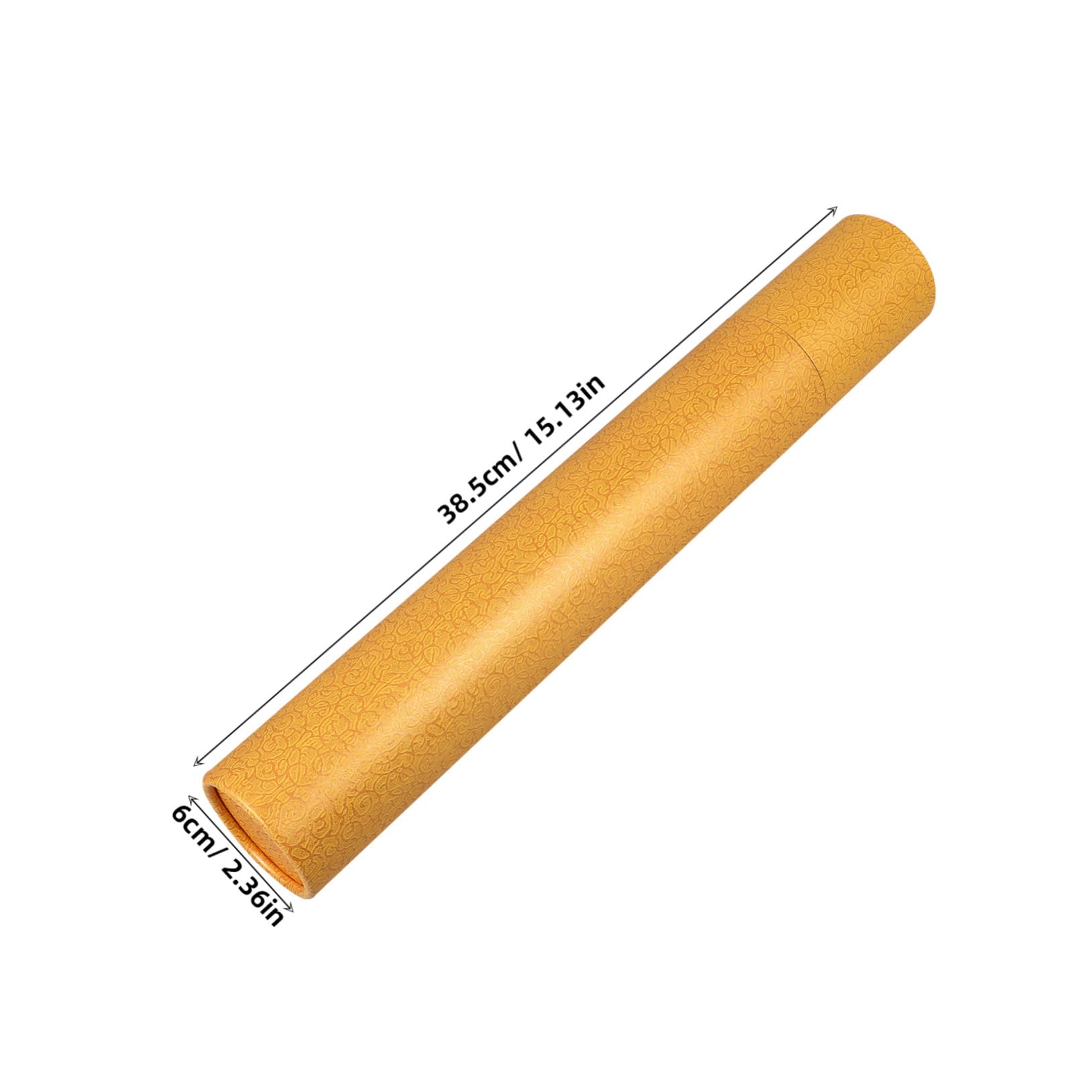 LALAFINA Elegant Round Packaging Box Large Storage Tube Waterproof Versatile for Posters Drawings Photos Mailing