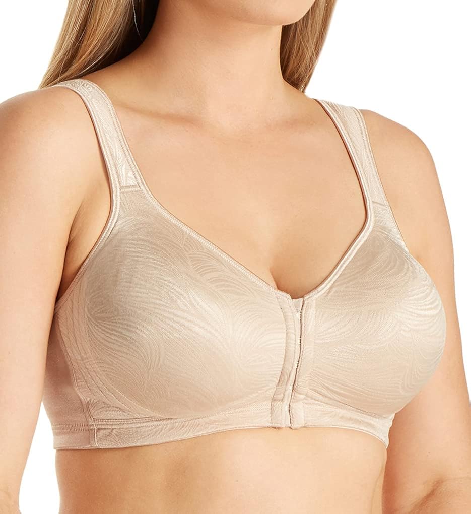 Playtex 18 Hour Front Close Wirefree Back Support Posture Full Coverage Bra USE525 Playtex 18 Hour Front Close Wirefree Back Support Posture Full Coverage Bra USE525
