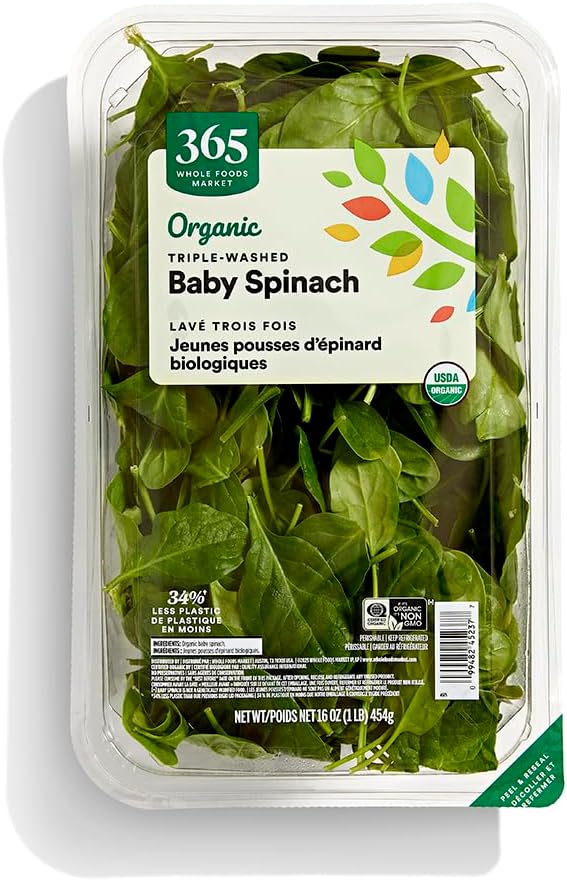 365 by Whole Foods Market Organic Baby Spinach, 16 OZ