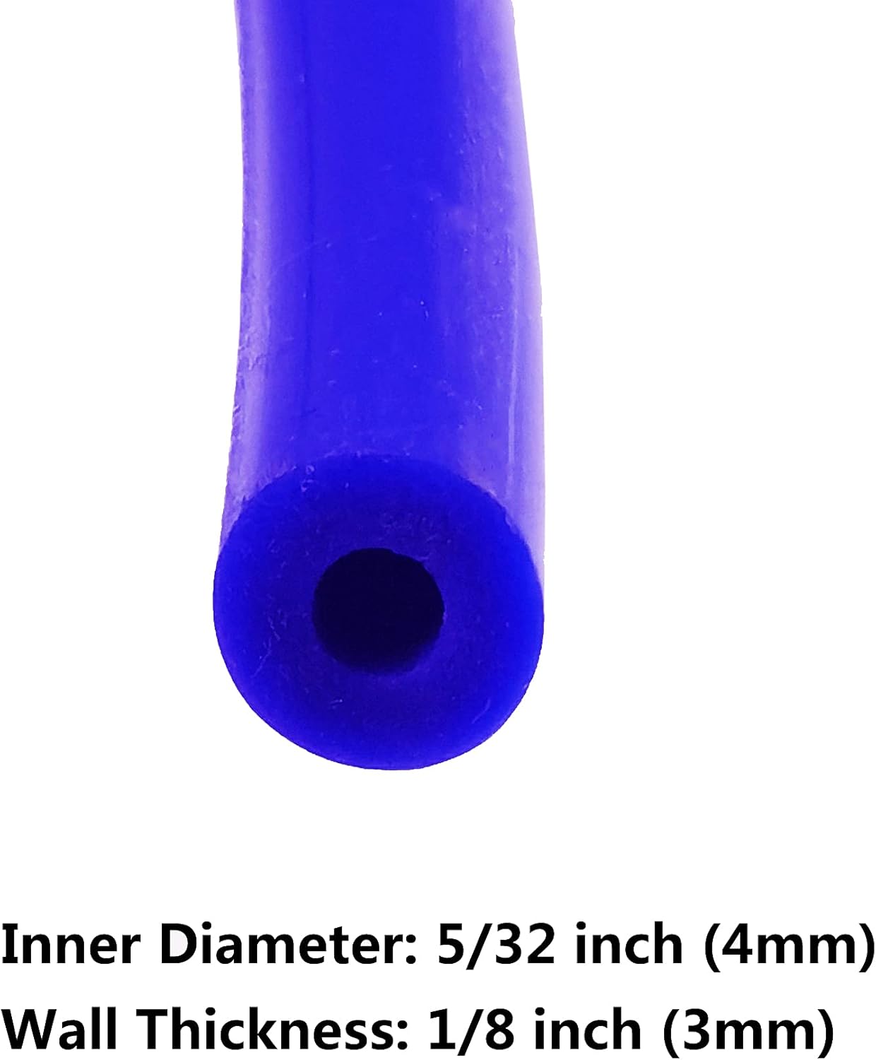 Ucreative 10FT High Temperature Silicone Vacuum Tubing Hose Blue (5/32" (4mm)) : Automotive