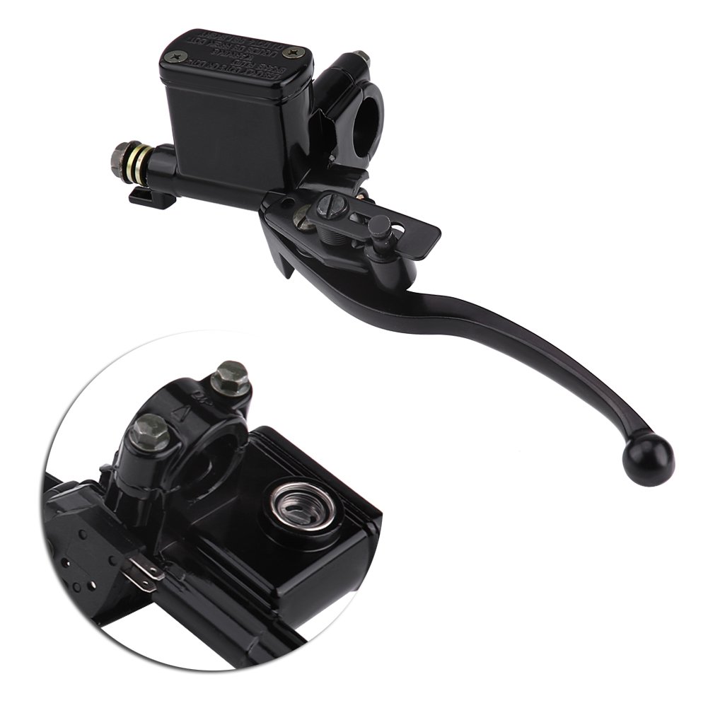 pompa freno quad 110 + Quad 1 Coppia 7/8 Pollici 22mm Universale Moto Manubrio Cilindro Maestro Leva Anteriore Sinistra Pompa Freno Frizione Pompa Serbatoio Leva Per Quad ATV Accessor
