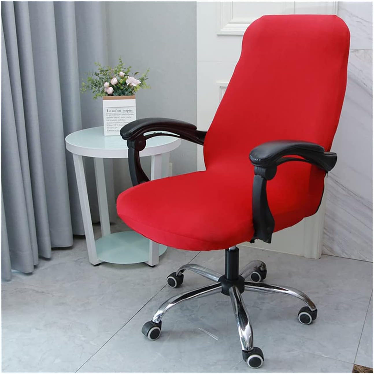 FZ FUTURE Office Chair Cover Stretchable,High Back Chair