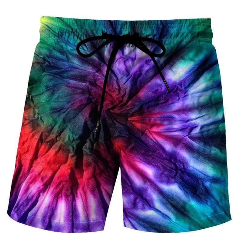 Bañador corto para hombre de secado rápido, pantalones cortos de ocio, impresión 3D, pantalones cortos con bolsillos, cintura elástica, pantalones cortos de ocio, pantalones cortos de verano para