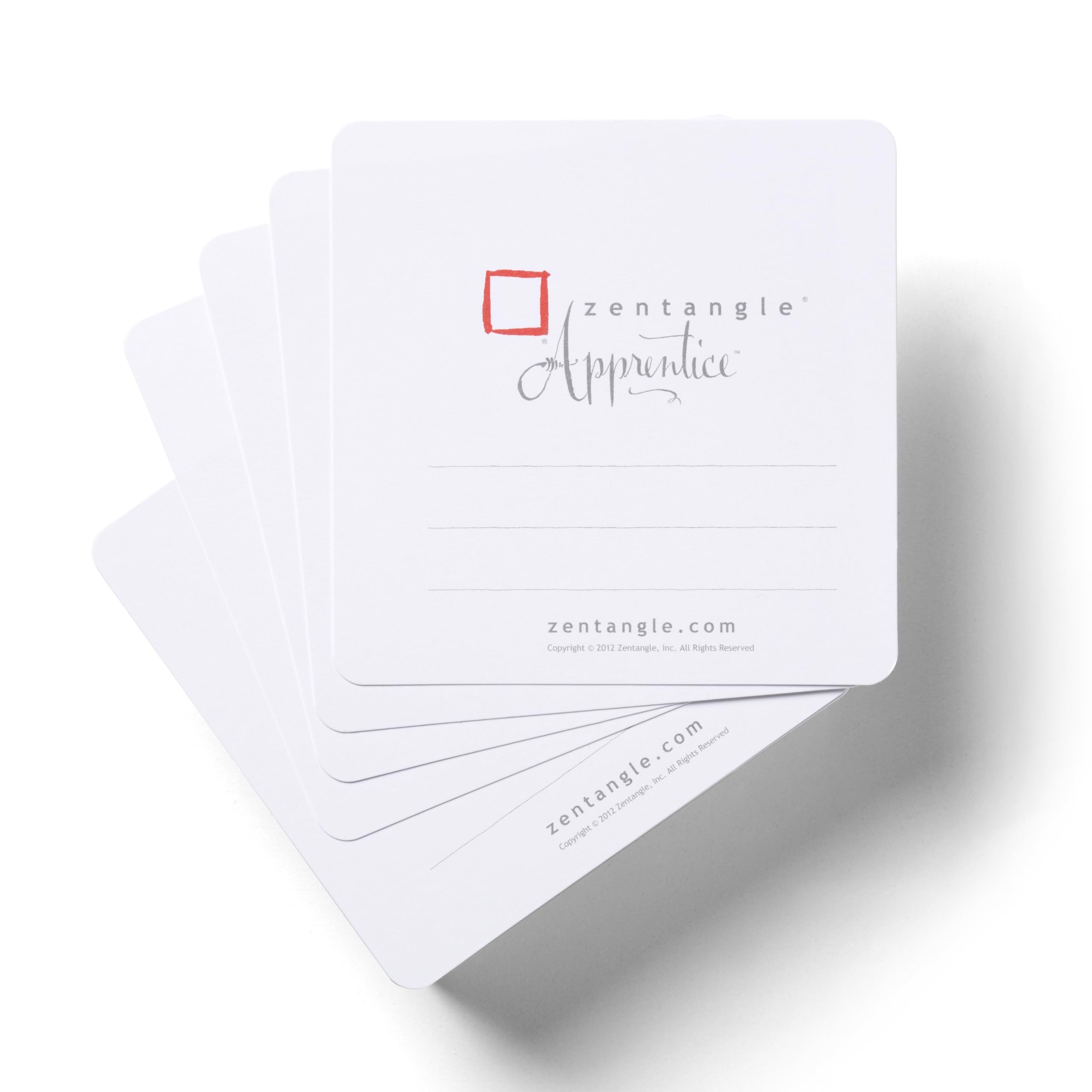 Zentangle Apprentice White Tiles - Official Zentangle White Paper Tiles - 4.5" x 4.5" - 140 Pieces