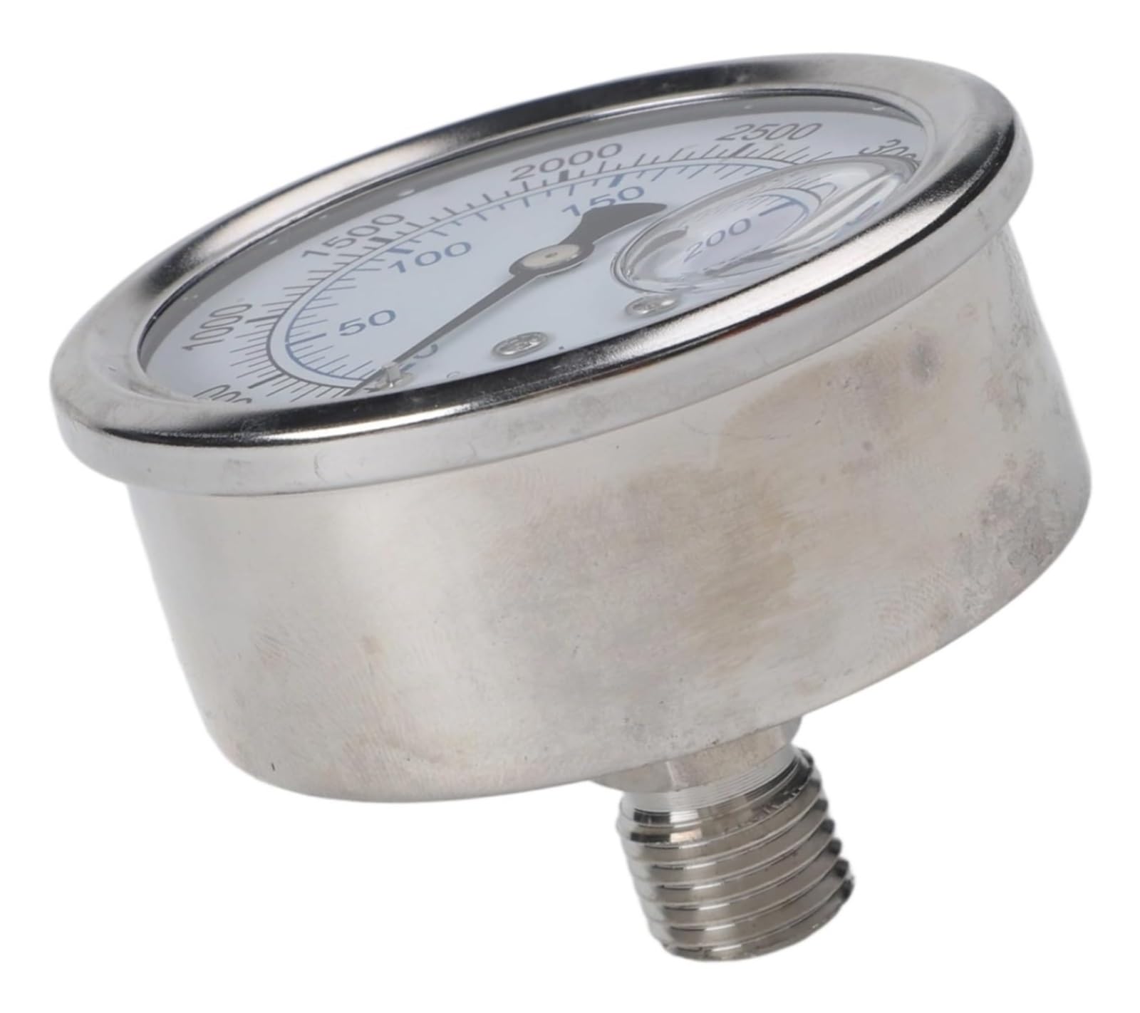 Manometer for Hochdruckreiniger mit Glycerinfüllung zur Vibrationsdämpfung und Stoßdämpfung(0-3500PSI)