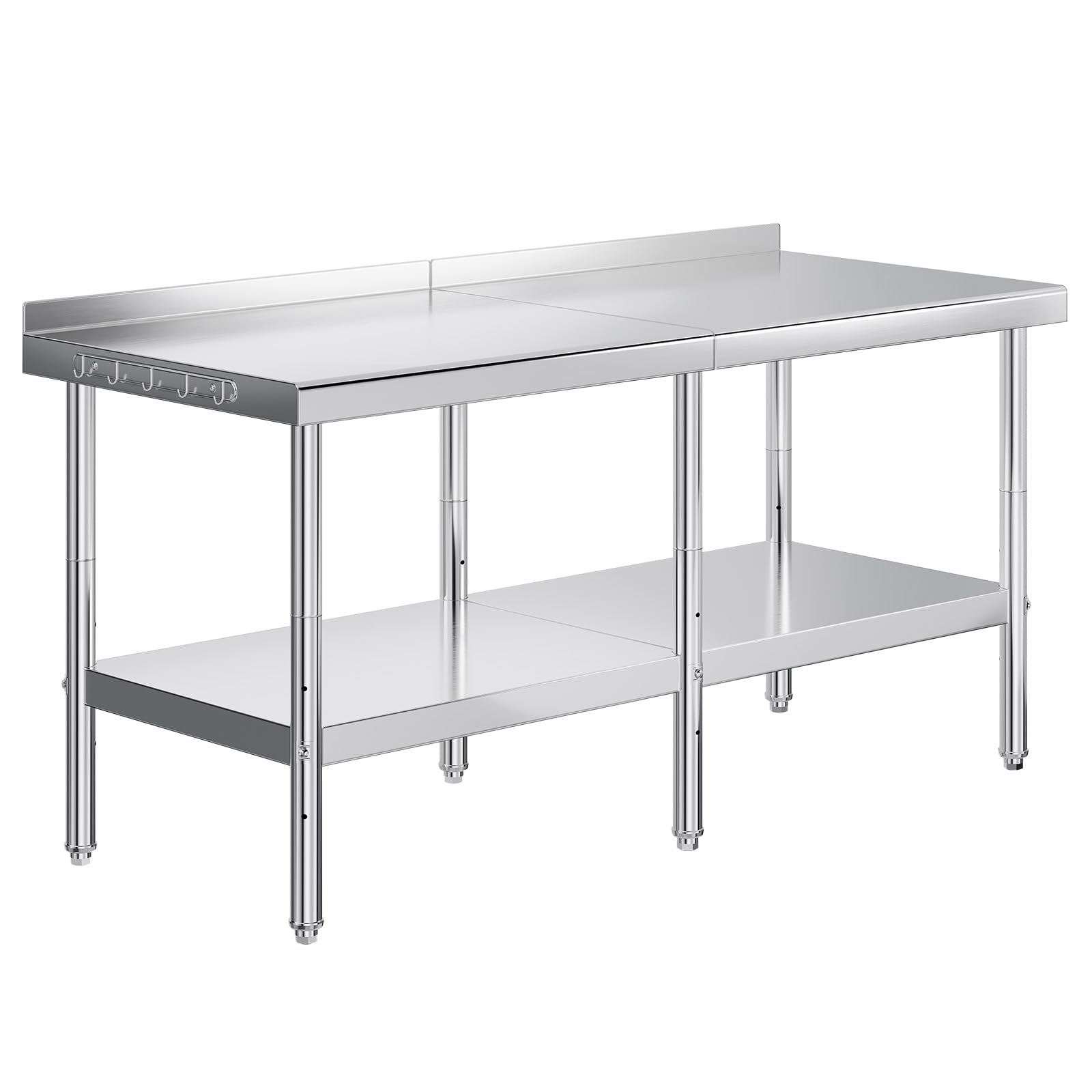 Jocisland 30" x 72" Stainless Steel Table - material handling | Mubboo