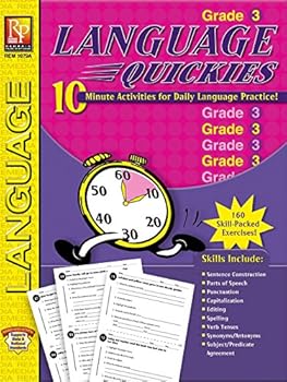 Perfect Paperback Language Quickies (Grade 3) | 10-Minute Daily Grammar Practice | Reproducible Activity Book