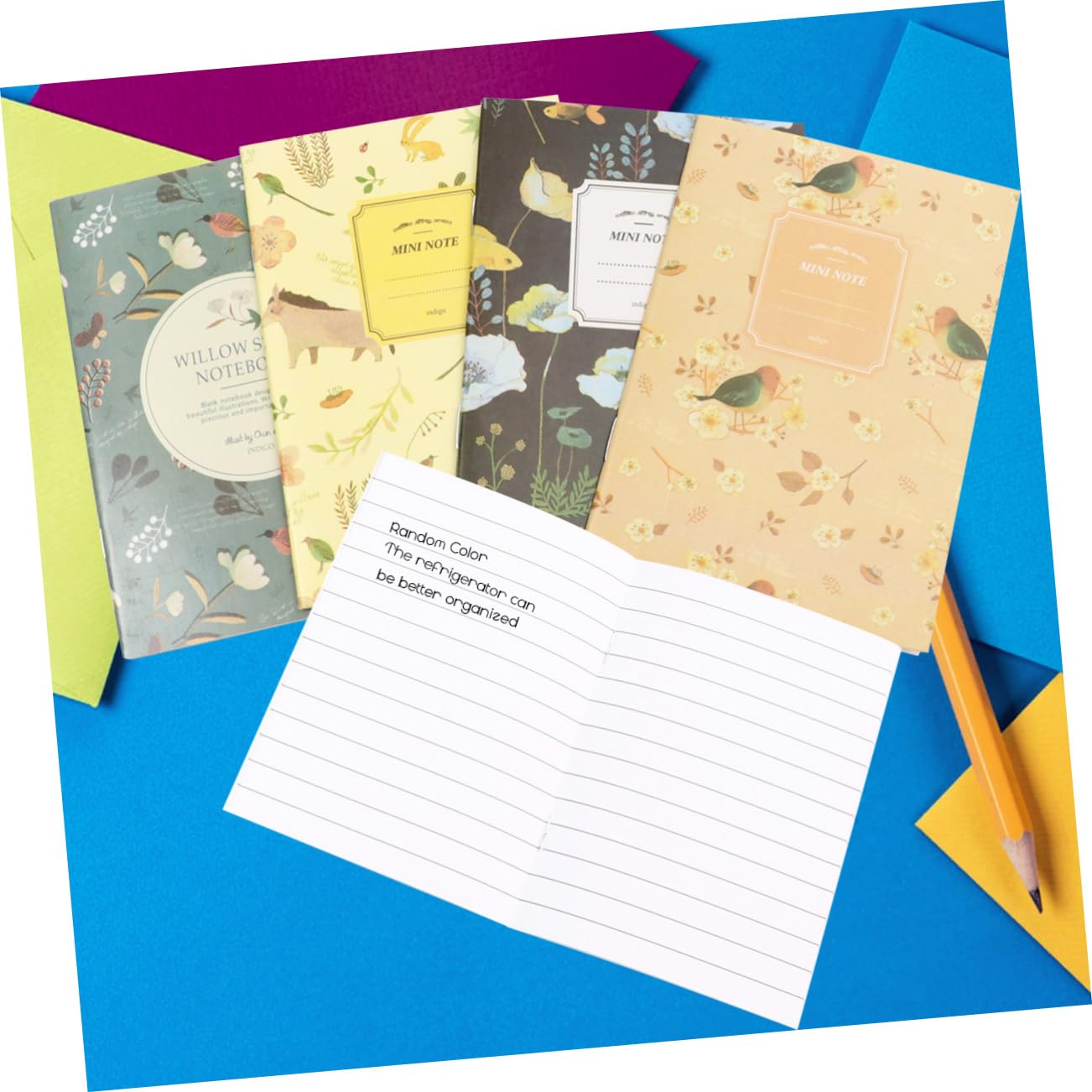 jojofuny 3 Set Mini Notebook Con Pagine Quaderni Eleganti Per Ufficio E Scuola Stili Pratici E Compatti Per E Note 50 Pezzi * 3
