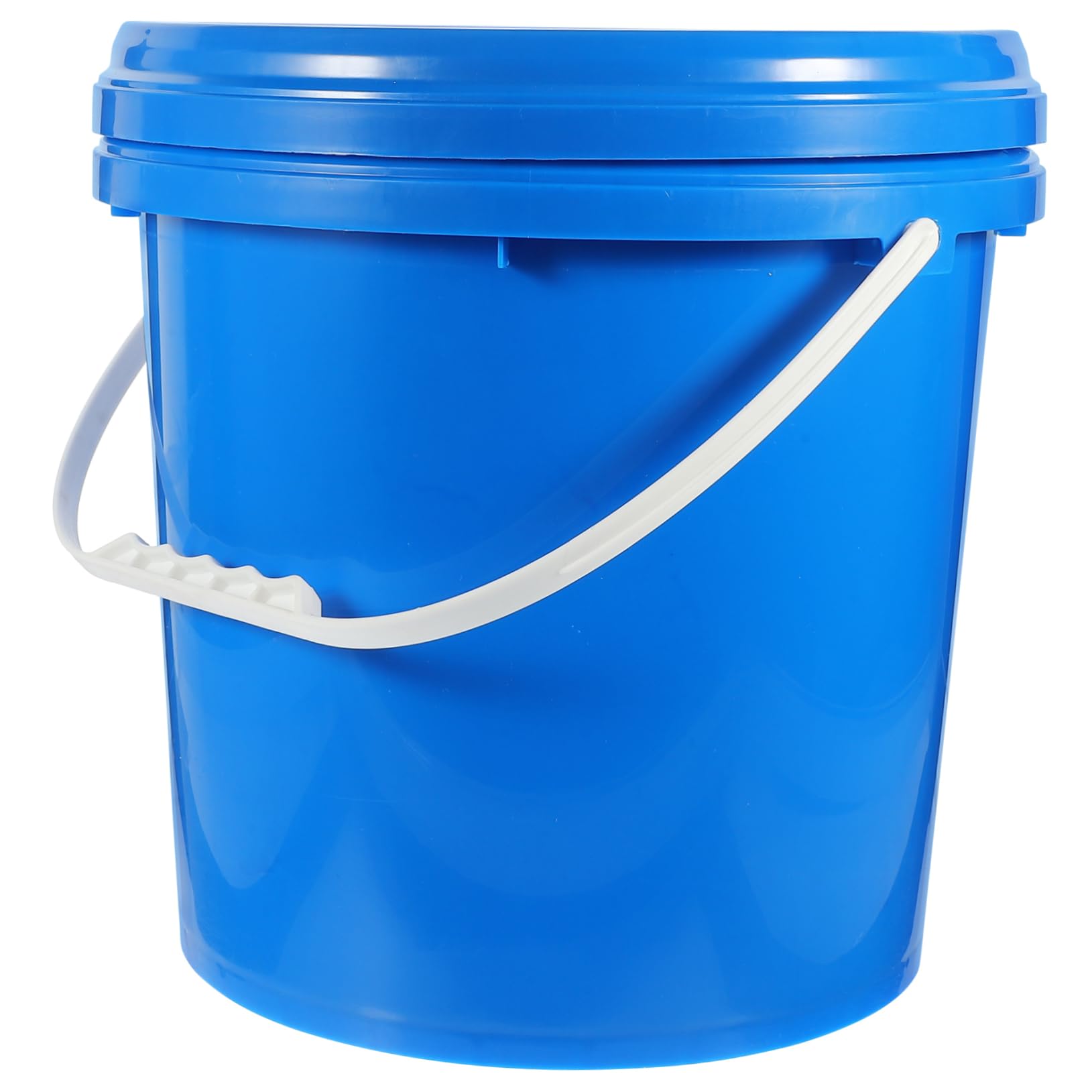 Hemobllo Cubo de Pintura de Cubo de Hdpe Blanco para Mezclar Colores Contenedor de Almacenamiento con Tapa para Pintura y Manualidades