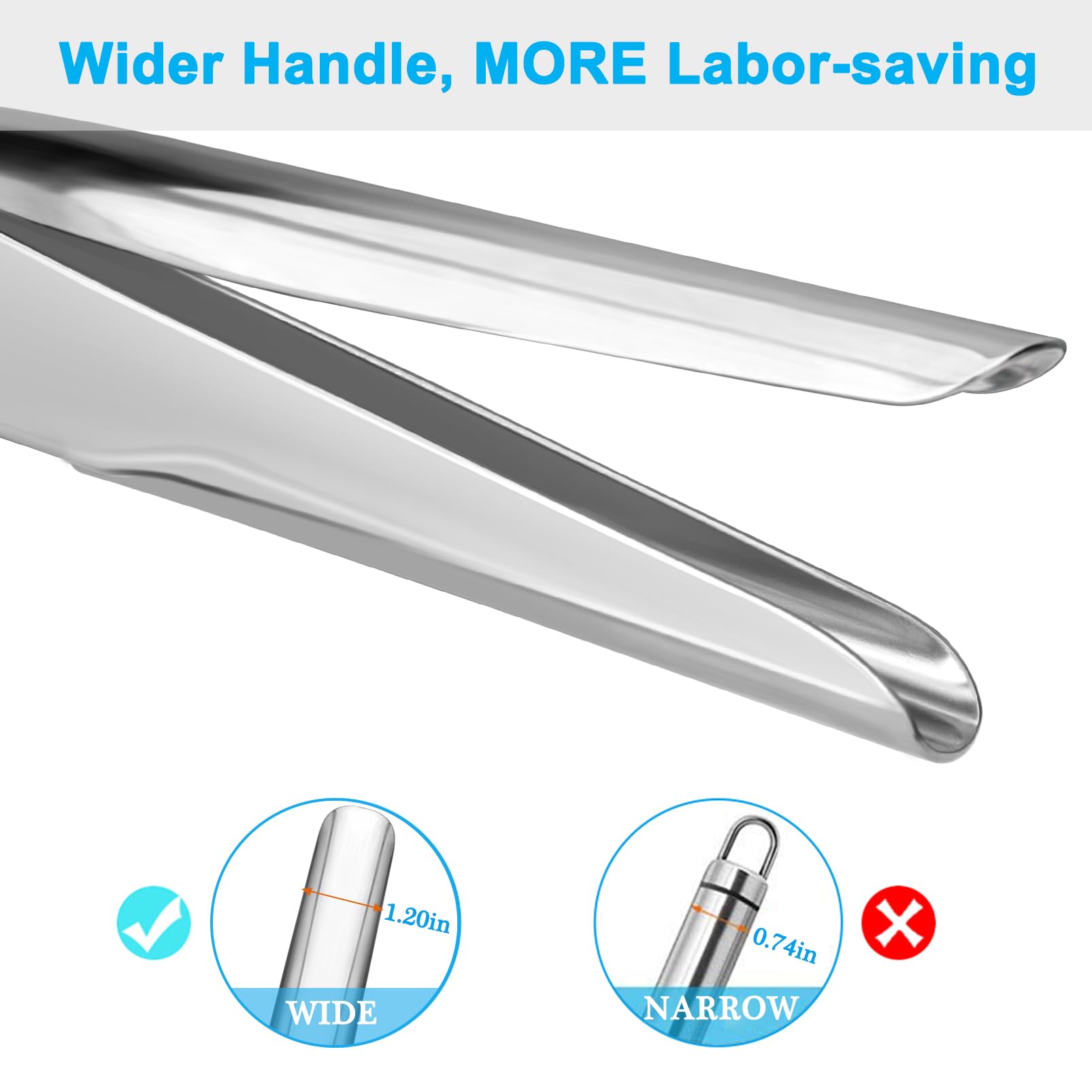 Spremiaglio In Acciaio Inox - Schiaccia Aglio Professionale, Facile Da Pulire - Foto 5