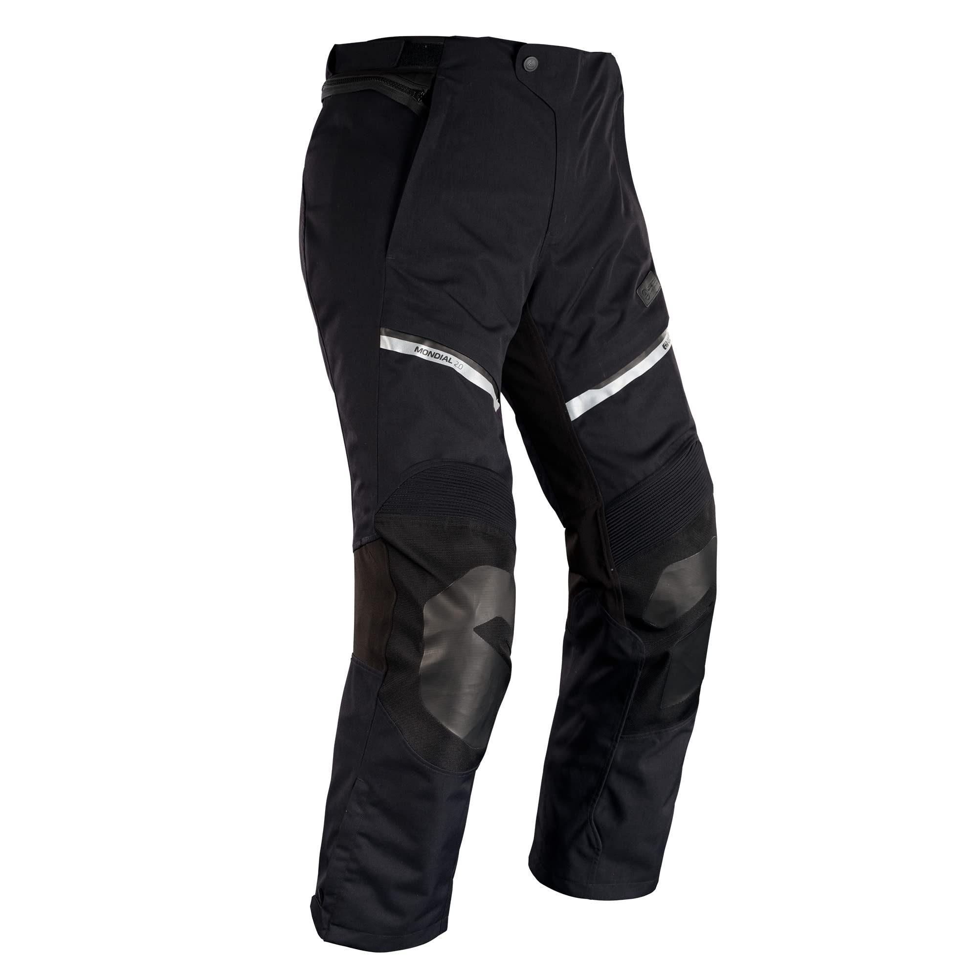 Oxford Tech Black Mondial 2.0 Dry2dry Motorcycle Trousers Xxl Standard