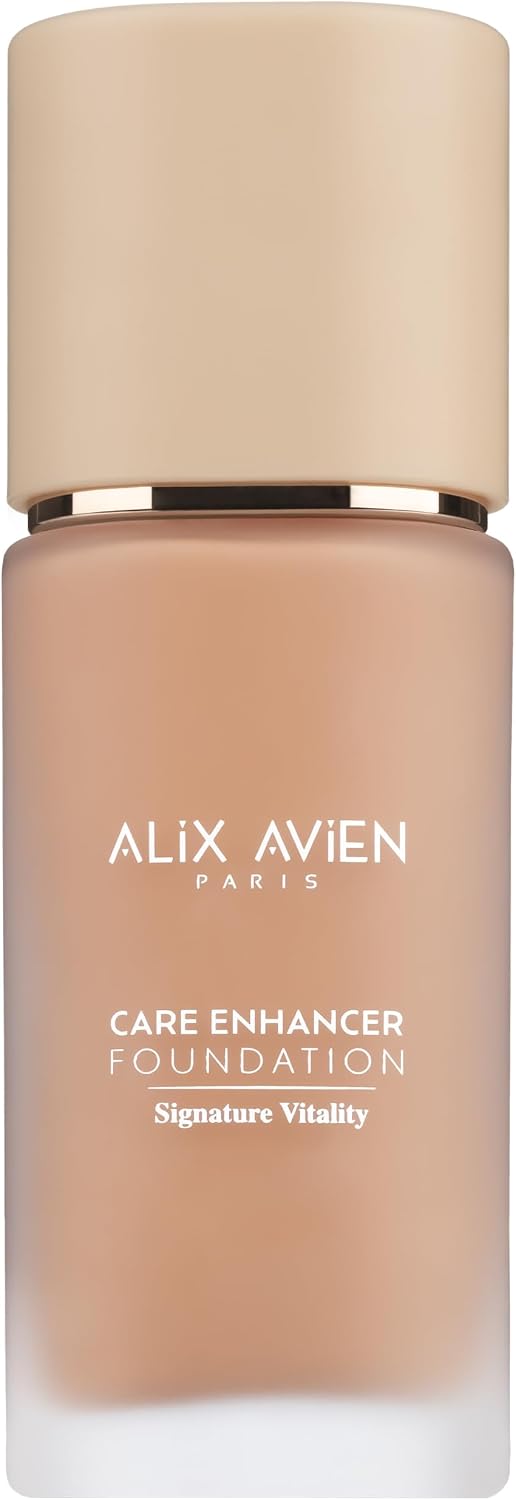 Alix Avien Kırışıklık Karşıtı Nemlendirici SPF30 Parlak Bitişli Fondöten Care Enhancer 819 Warm Gold