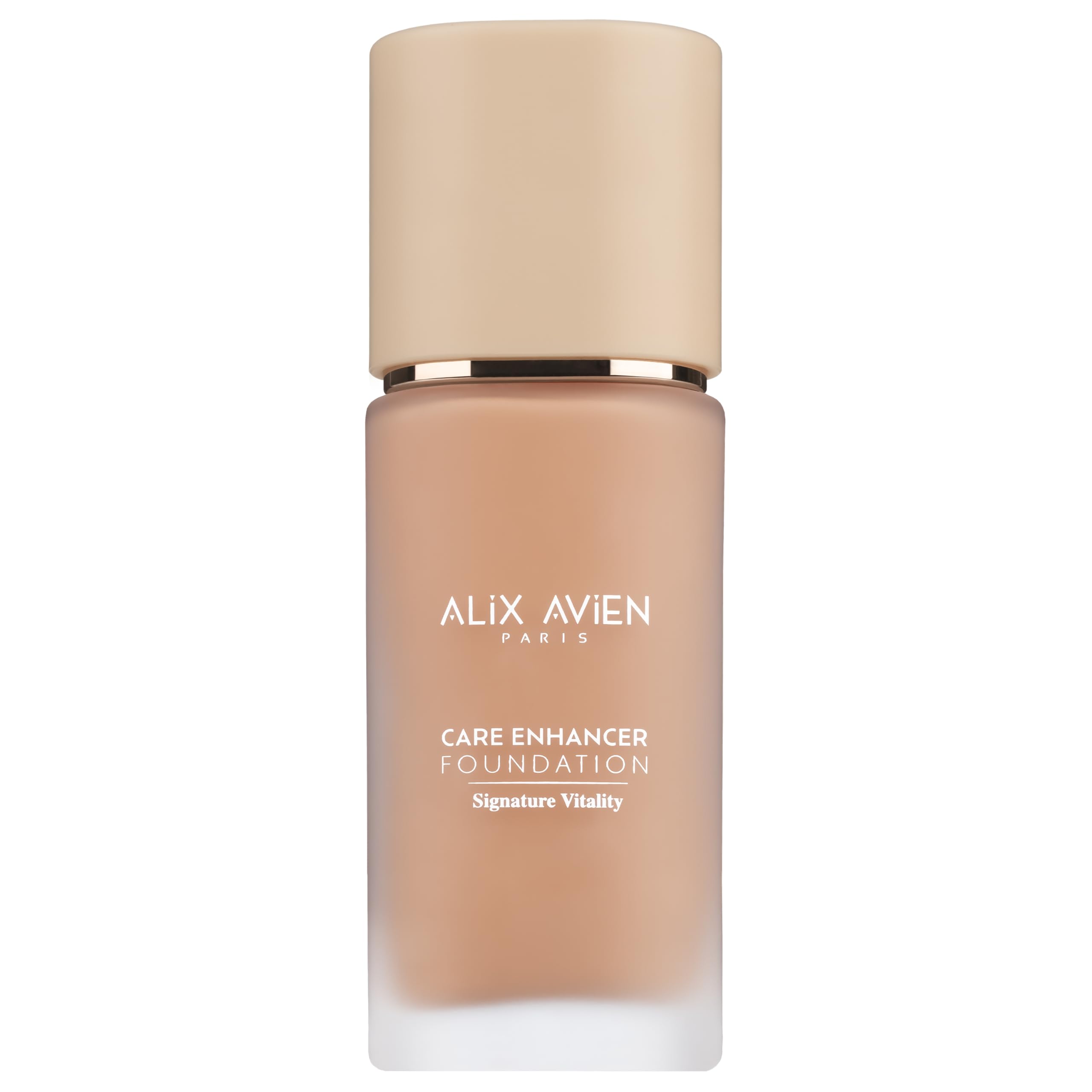 Alix Avien Kırışıklık Karşıtı Nemlendirici SPF30 Parlak Bitişli Fondöten Care Enhancer 819 Warm Gold