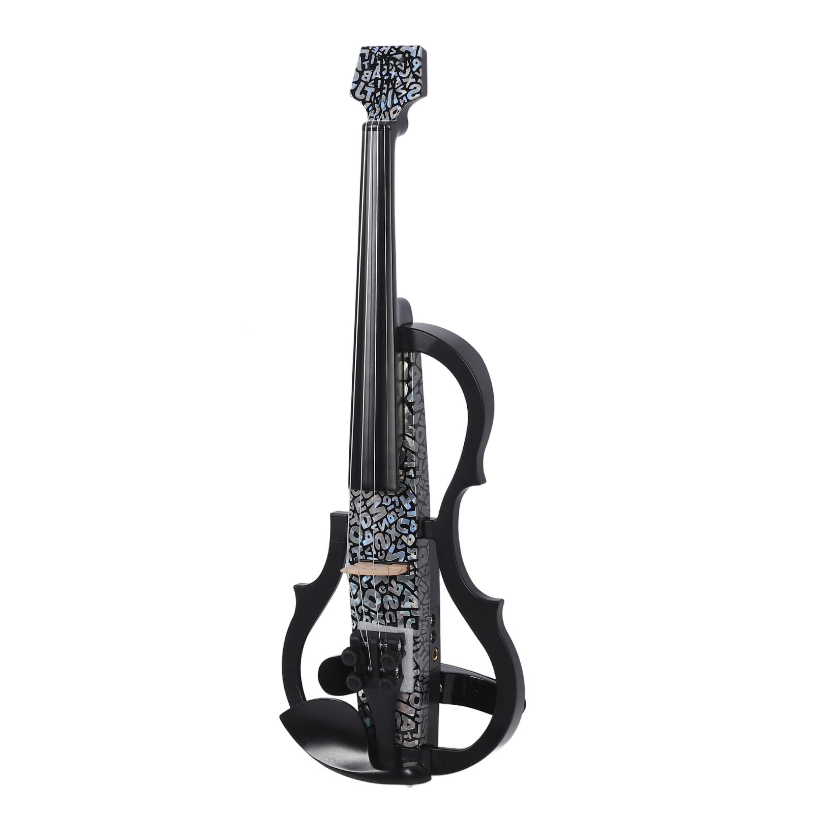 Headerbs Violino Elettrico 4/4 Violino Silenzioso in Fibra di Carbonio Full Size con Pickup