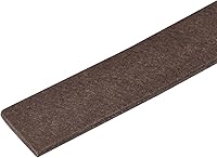 Vista 1 de uxcell Rollos de tiras de fieltro para muebles, 59 x 1 pulgada, autoadhesivos, cortables, protectores de suelo antiarañazos para patas de muebles
