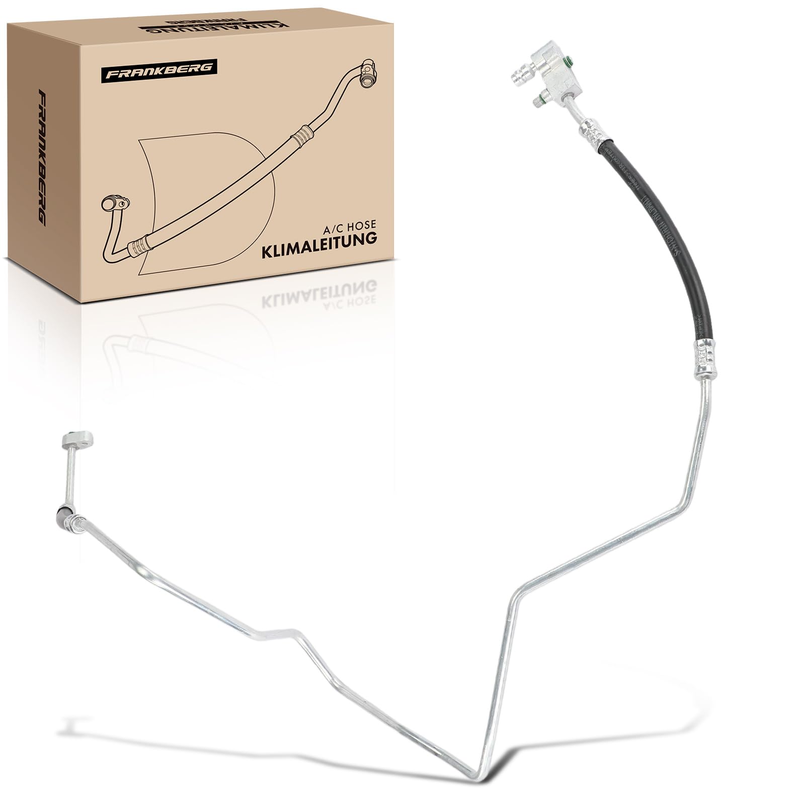 Frankberg Tubería de alta/baja presión aire acondicionado | Compatible con: Caja de puente, Autobús Jumper, Ducato Van 250, Plataforma/chasis Boxer, Plataforma/chasis Jumper, bóxer