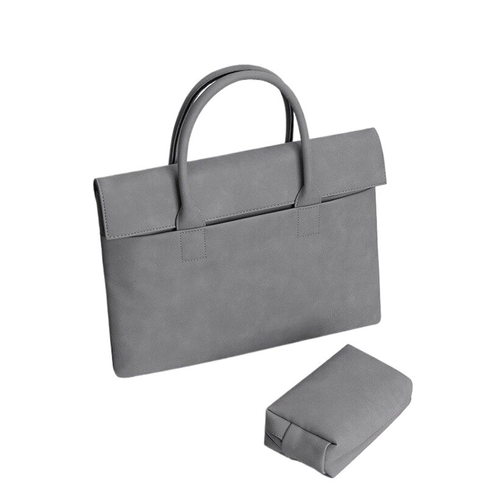 Funda Tableta Bolso for Ordenador portátil, maletín, Bolso de Hombro, Gran Capacidad, for Negocios, Profesores, Oficina, Cruzado Mochila portátil(Dark Gray,XL)