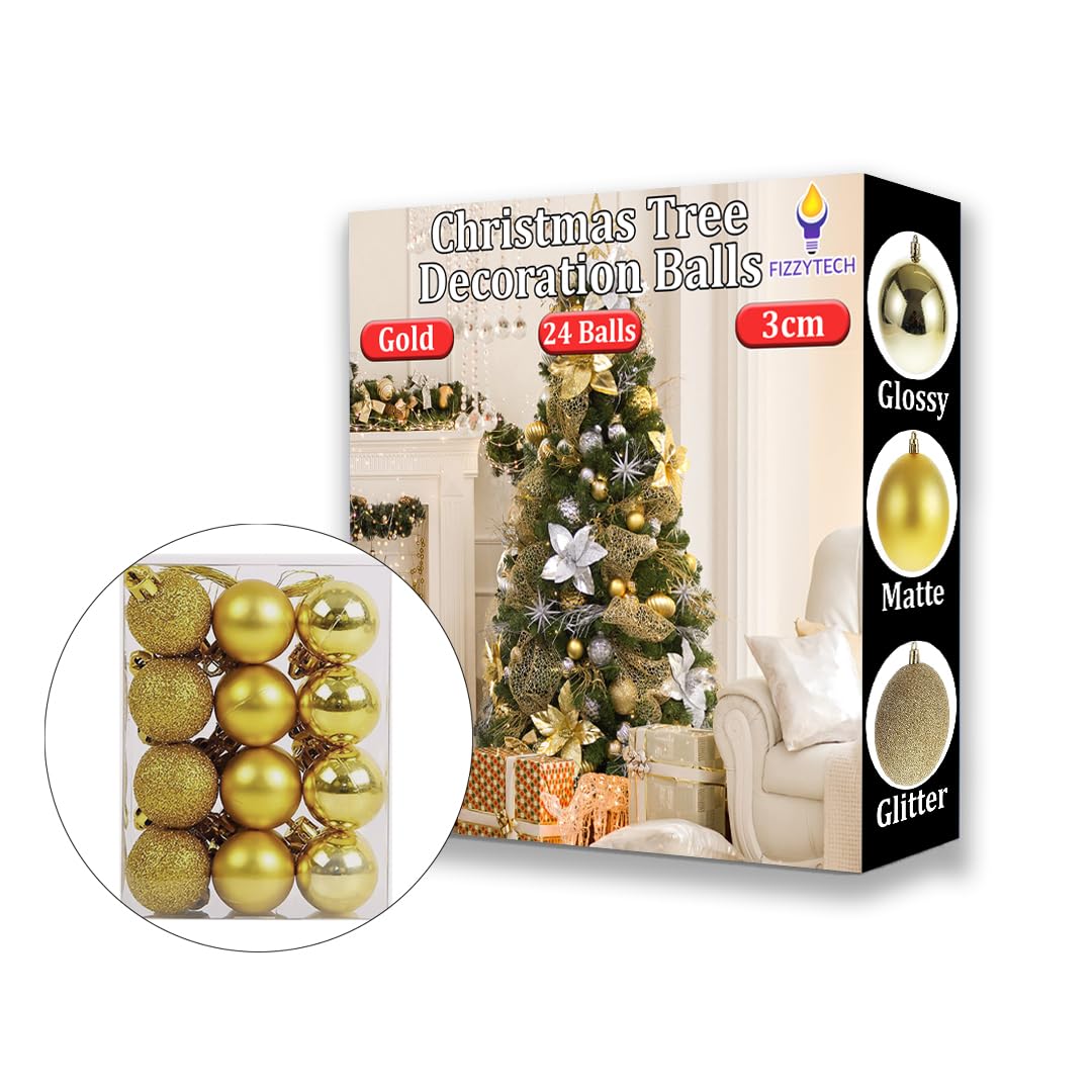 Blue Christmas Balls - 12 Pack for Xmas Tree -9