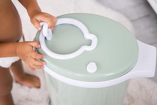 Miniatura 11 de Ubbi Cubo de pañales de acero, bloqueo de olores, no requiere bolsa especial, galardonado, imprescindible para el registro, verde salvia