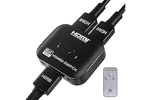 8K HDMI 2.1 Switch 4K 120Hz 2 in 1 Out